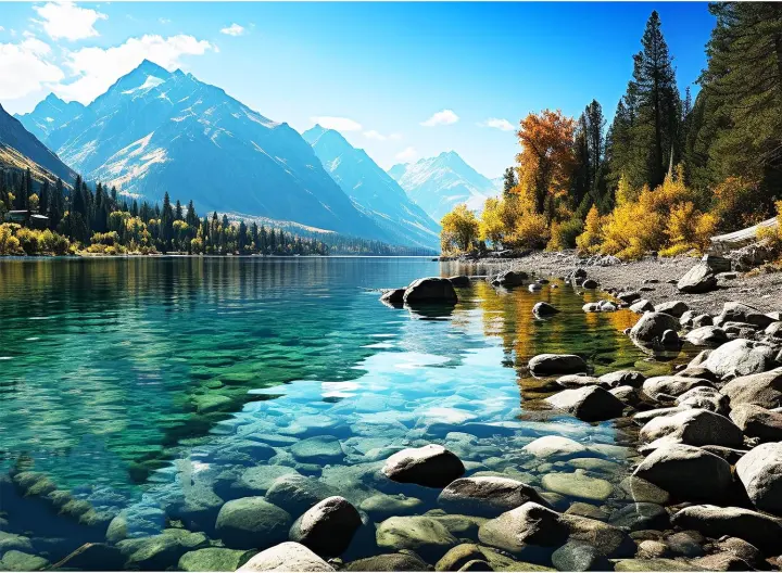 VoluVolu 500-Piece Glacier Park Adult Jigsaw Puzzle